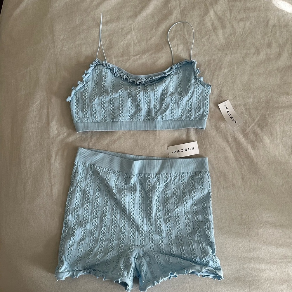 Cropped Lounge Set
